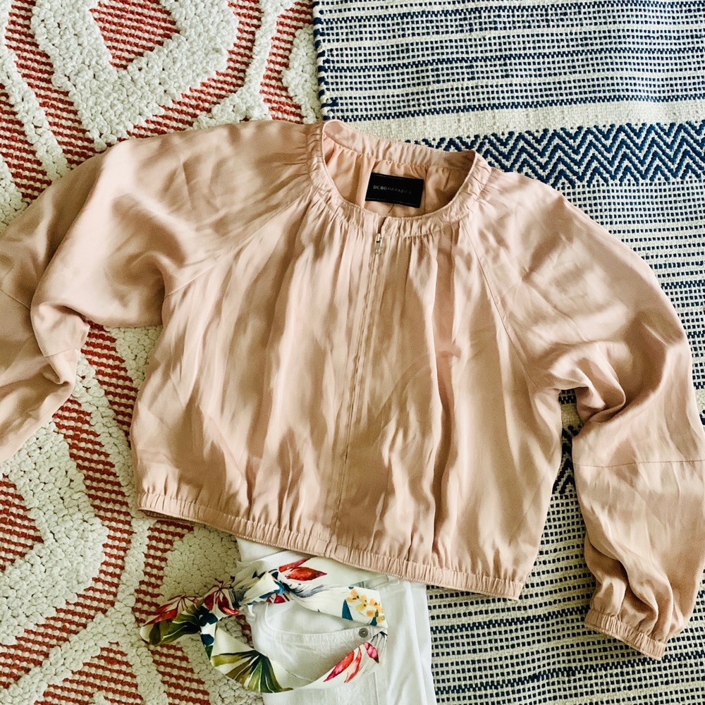 BCBG • Blush Bomber Jacket